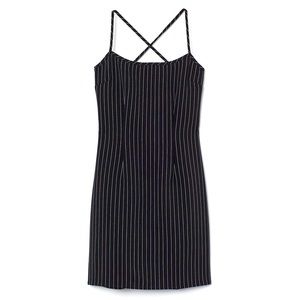 Black Pinstripe Dress